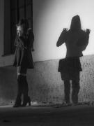 Schatten an der Wand 1